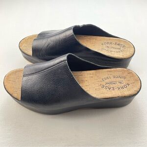 Kork Ease Yazmin leather overlasted slides- 8M